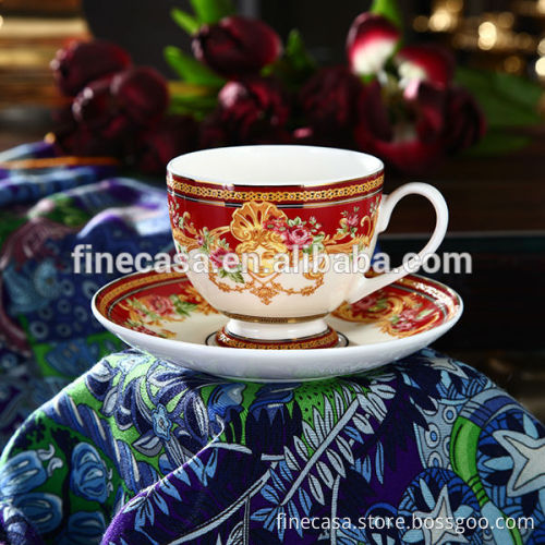 30 Pieces Luxury Fine Bone China Dinner Set